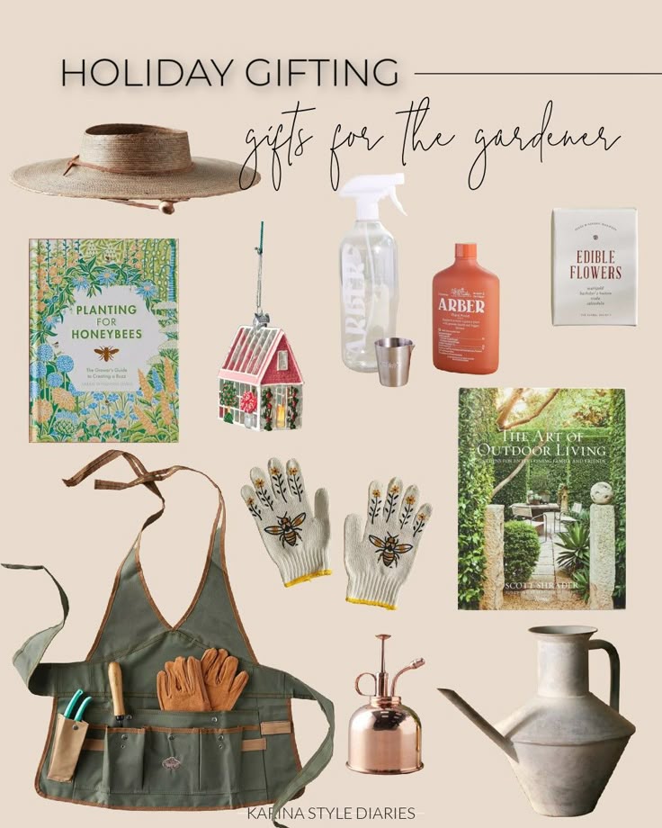 Early Holiday Gifting for Everyone on Your List Gardener gifts including books, tools, gloves, and accessories for holiday gifting. Perfect gift ideas for gardening enthusiasts. | Sky Rye Design Gardener gifts including books, tools, gloves, and accessories for holiday gifting. Perfect gift ideas for gardening enthusiasts.