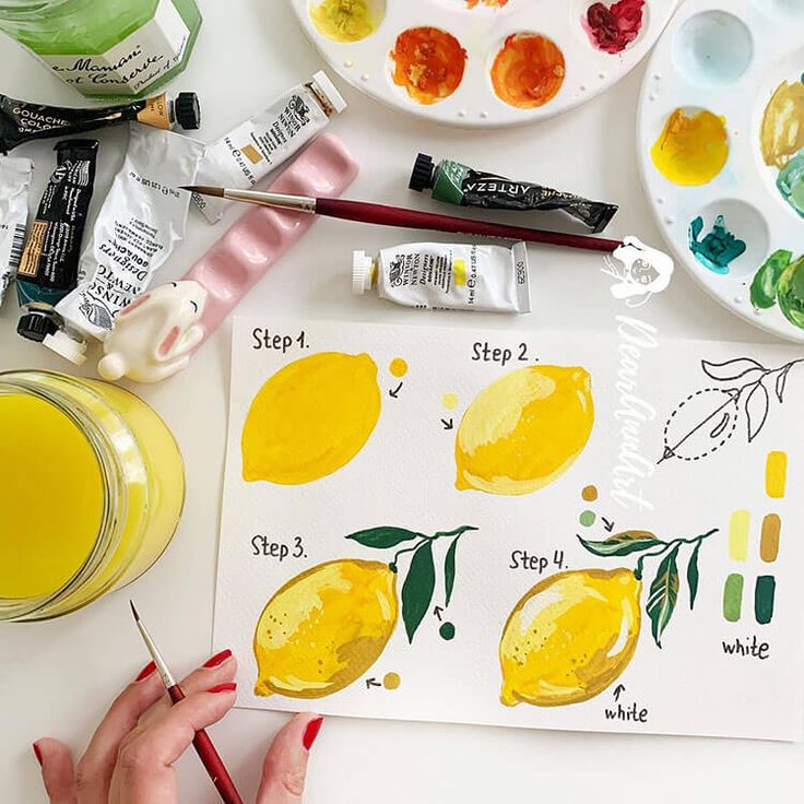 How to Watercolor Paint for Beginners_ Get Started With Watercolor - Beautiful Dawn Designs Step-by-step watercolor lemon painting tutorial with vibrant colors, art supplies, and detailed instructions for beginners. | Sky Rye Design Step-by-step watercolor lemon painting tutorial with vibrant colors, art supplies, and detailed instructions for beginners.