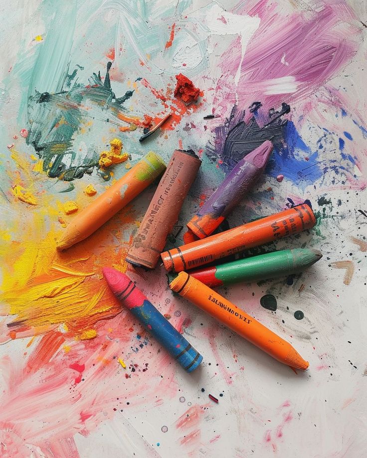 Melt down crayon pieces get the most mesmerizing DIY_ | Sky Rye Design