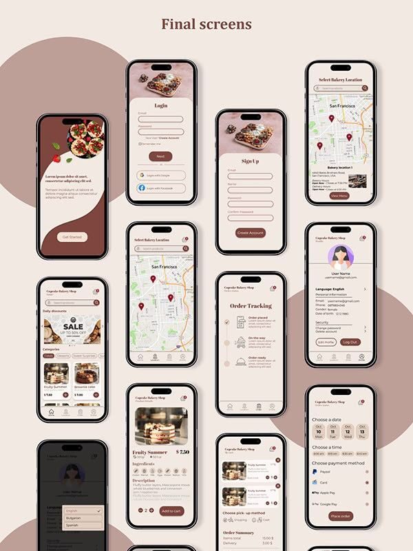 Mobile App UI __ Figma Design 💫 | Sky Rye Design