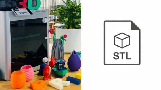 Viewing Deck Blog - 2025-11-19T150045868 Colorful 3D printed objects displayed next to a 3D printer, with an STL file icon illustrated on the side. | Sky Rye Design Colorful 3D printed objects displayed next to a 3D printer, with an STL file icon illustrated on the side.