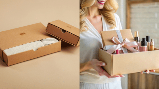 Viewing Deck Blog Gift boxes: One with towels, another held by a woman, filled with skincare, makeup items, and tied with a pink ribbon for a special occasion. | Sky Rye Design Gift boxes: One with towels, another held by a woman, filled with skincare, makeup items, and tied with a pink ribbon for a special occasion.