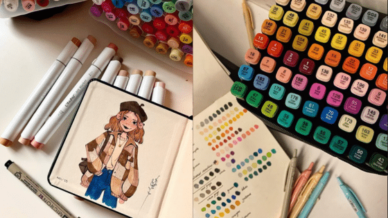 Viewing Deck Blog копия 12 Illustration with colorful markers and sketchbook; character in plaid shirt next to vibrant marker set and color swatches. | Sky Rye Design Illustration with colorful markers and sketchbook; character in plaid shirt next to vibrant marker set and color swatches.