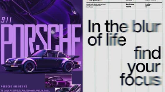 Viewing Deck Blog Purple Porsche 911 GT3 RS with motivational text In the blur of life find your focus on poster-style background. | Sky Rye Design Purple Porsche 911 GT3 RS with motivational text In the blur of life find your focus on poster-style background.