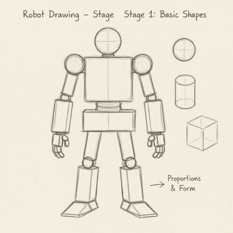 Learn How to Draw a Robot: Easy Steps for Beginners