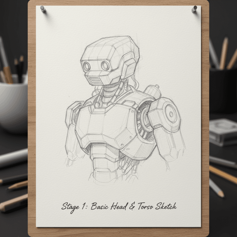 Learn How to Draw a Robot: Easy Steps for Beginners