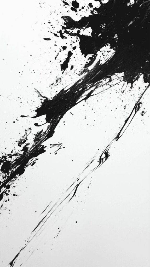 e578fc55b3b471fc17318f9d85b446cd Abstract black ink splatter on white background, depicting dynamic artistic expression and movement in modern art. | Sky Rye Design Abstract black ink splatter on white background, depicting dynamic artistic expression and movement in modern art.