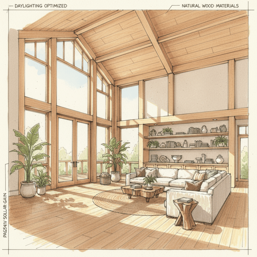 Clean Building Drawing Sustainable Architecture Drawings: Green Building Principles