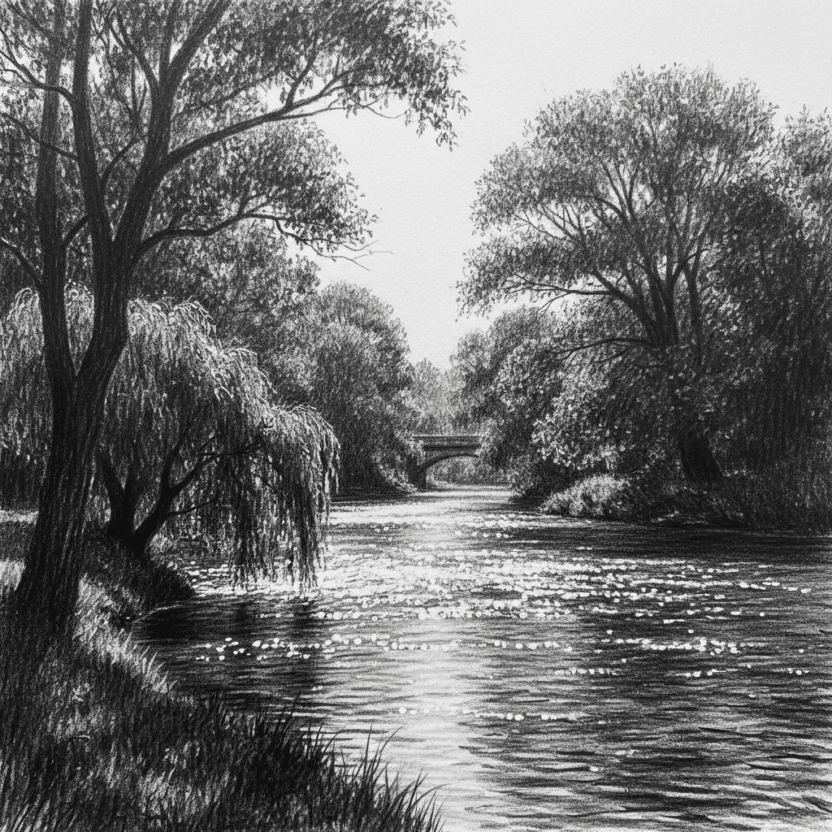 How to Draw a River: Why Yours Looks Like a Blue Road