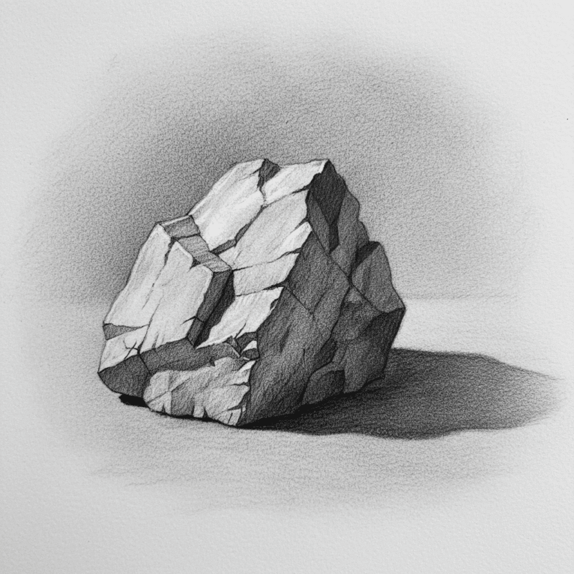 Three Rocks Drawing How to Draw Rocks: Easy Guide for Beginners