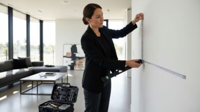 measuring wall art placement