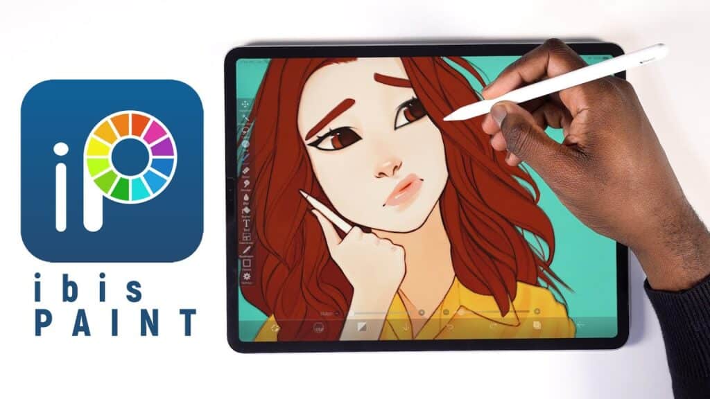 maxresdefault Person drawing on a tablet with Ibis Paint app, sketching a girl with red hair using a stylus. Logo displayed on the left. | Sky Rye Design Person drawing on a tablet with Ibis Paint app, sketching a girl with red hair using a stylus. Logo displayed on the left.