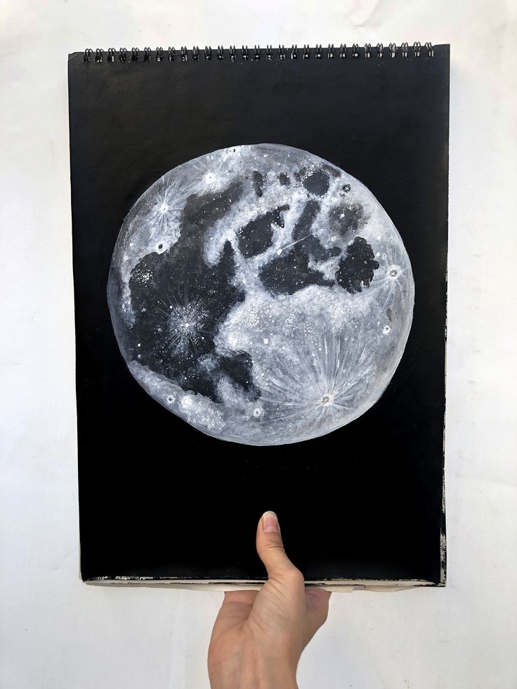 moon drawing 🌑🤍 | Sky Rye Design