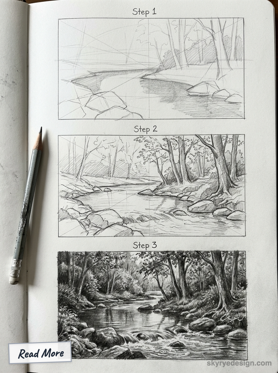 Water Level Drawing Rivers How to Draw a River: Why Yours Looks Like a Blue Road