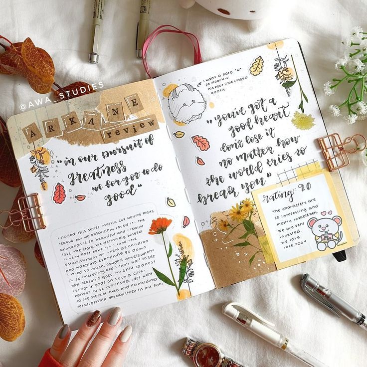 zdfbvsfzv Creative journal spread with hand-lettered quotes, floral doodles, and reviews, enhanced with decorative elements. | Sky Rye Design Creative journal spread with hand-lettered quotes, floral doodles, and reviews, enhanced with decorative elements.