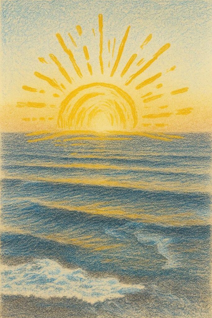 ☀️ How to Draw the Sun Easy Step-by-Step Drawing for Kids | Sky Rye Design how to draw a sun