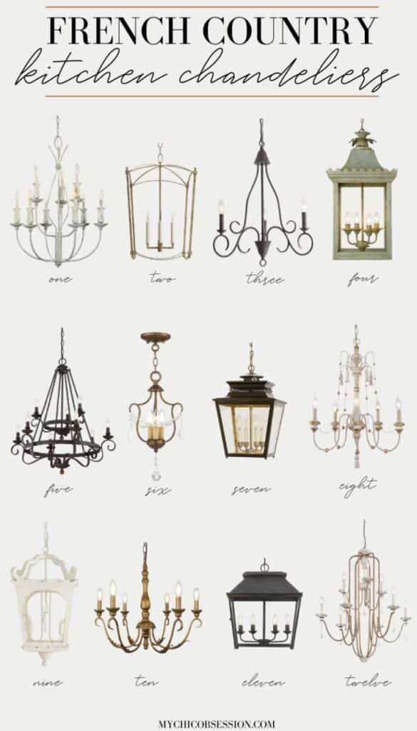 15 Parisian Apartment Decorating Tips to Elevate Your Space Explore 12 elegant French Country kitchen chandeliers in various styles. Perfect for rustic and chic interior decor. Image via mychicobsession.com. | Sky Rye Design Explore 12 elegant French Country kitchen chandeliers in various styles. Perfect for rustic and chic interior decor. Image via mychicobsession.com.