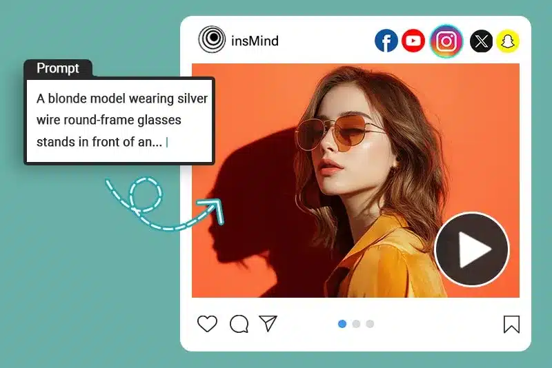 1752832210574 A stylish model in orange sunglasses and a yellow shirt poses against a bright orange background, showcasing fashion and elegance. | Sky Rye Design A stylish model in orange sunglasses and a yellow shirt poses against a bright orange background, showcasing fashion and elegance.