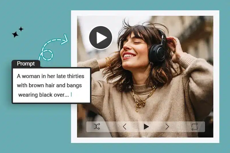 1752832221569 A smiling woman with headphones enjoys music outdoors, wearing a beige sweater and accessories against a blurred city background. | Sky Rye Design A smiling woman with headphones enjoys music outdoors, wearing a beige sweater and accessories against a blurred city background.