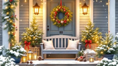 diy christmas decorations for front porch