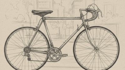 how to draw a bike easy