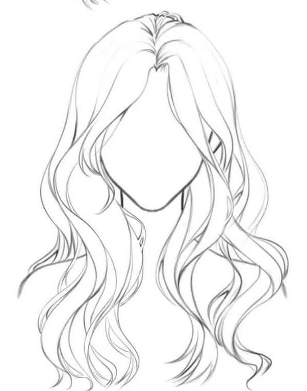 _ - 2025-12-05T160548872 Illustration of long, wavy hair with soft curls, ideal for hairstyle inspiration or drawing tutorials. | Sky Rye Design Illustration of long, wavy hair with soft curls, ideal for hairstyle inspiration or drawing tutorials.