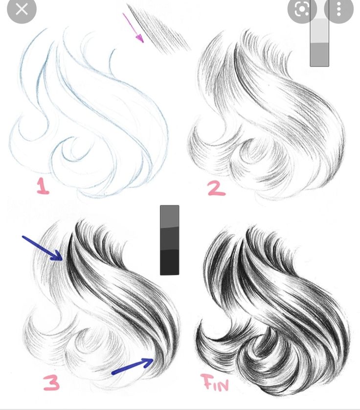 _ - 2025-12-05T161811251 Step-by-step guide to drawing hair: from initial sketch to detailed shading, showcasing texture and volume techniques. | Sky Rye Design Step-by-step guide to drawing hair: from initial sketch to detailed shading, showcasing texture and volume techniques.