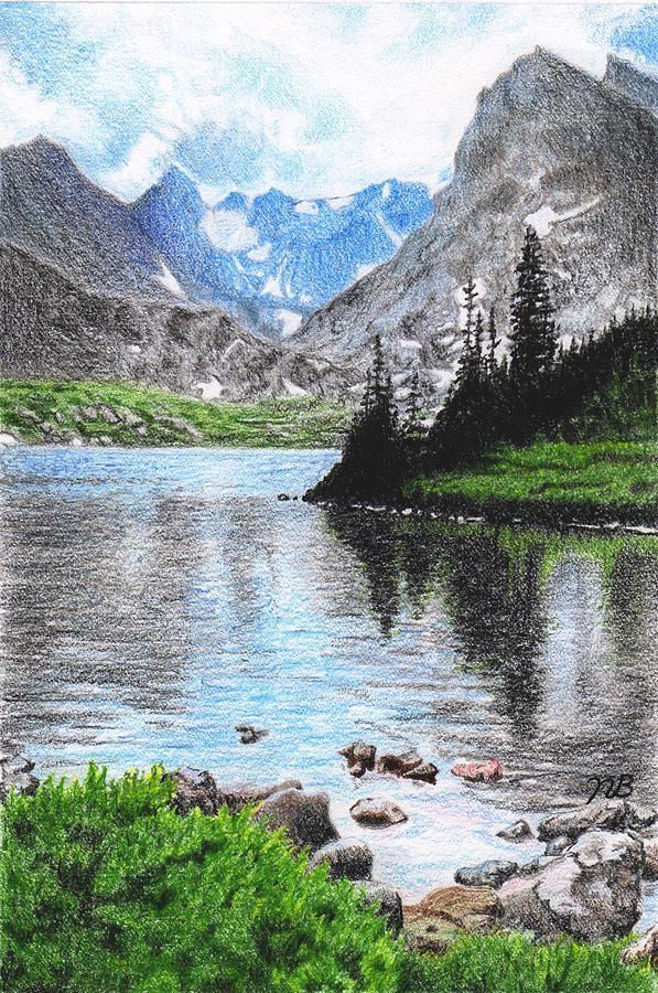 _ - 2025-12-12T162823372 Scenic mountain lake landscape with reflections of blue skies and snowy peaks, surrounded by lush greenery and rocky terrain. | Sky Rye Design Scenic mountain lake landscape with reflections of blue skies and snowy peaks, surrounded by lush greenery and rocky terrain.