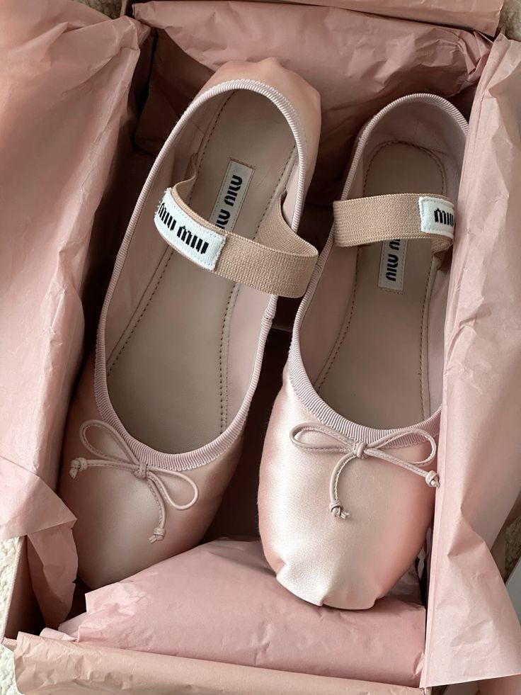 _ - 2025-12-28T132332962 Elegant pink ballet flats with bows in a gift box, featuring branded straps. Perfect for stylish, comfortable wear. | Sky Rye Design Elegant pink ballet flats with bows in a gift box, featuring branded straps. Perfect for stylish, comfortable wear.