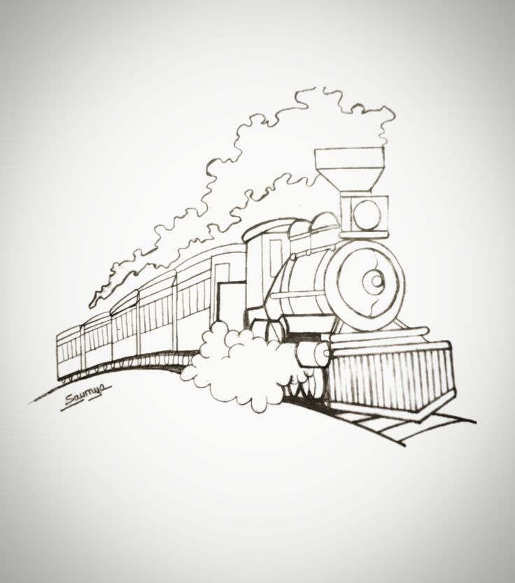 8f8b5254aa9ff7d7fc5bdb908e916c58 Hand-drawn sketch of a vintage steam train chugging along tracks, capturing a sense of nostalgia and movement. | Sky Rye Design Hand-drawn sketch of a vintage steam train chugging along tracks, capturing a sense of nostalgia and movement.
