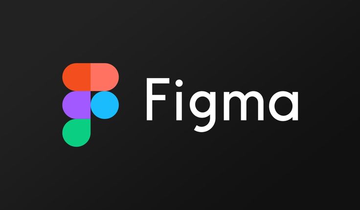 Figma logo on a dark background, featuring colorful geometric shapes and bold white text. Ideal for design and collaboration themes.