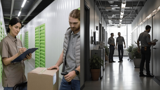 Viewing Deck Blog 1 People managing packages and logistics in a modern warehouse environment, ensuring efficient operations and delivery processes. | Sky Rye Design People managing packages and logistics in a modern warehouse environment, ensuring efficient operations and delivery processes.