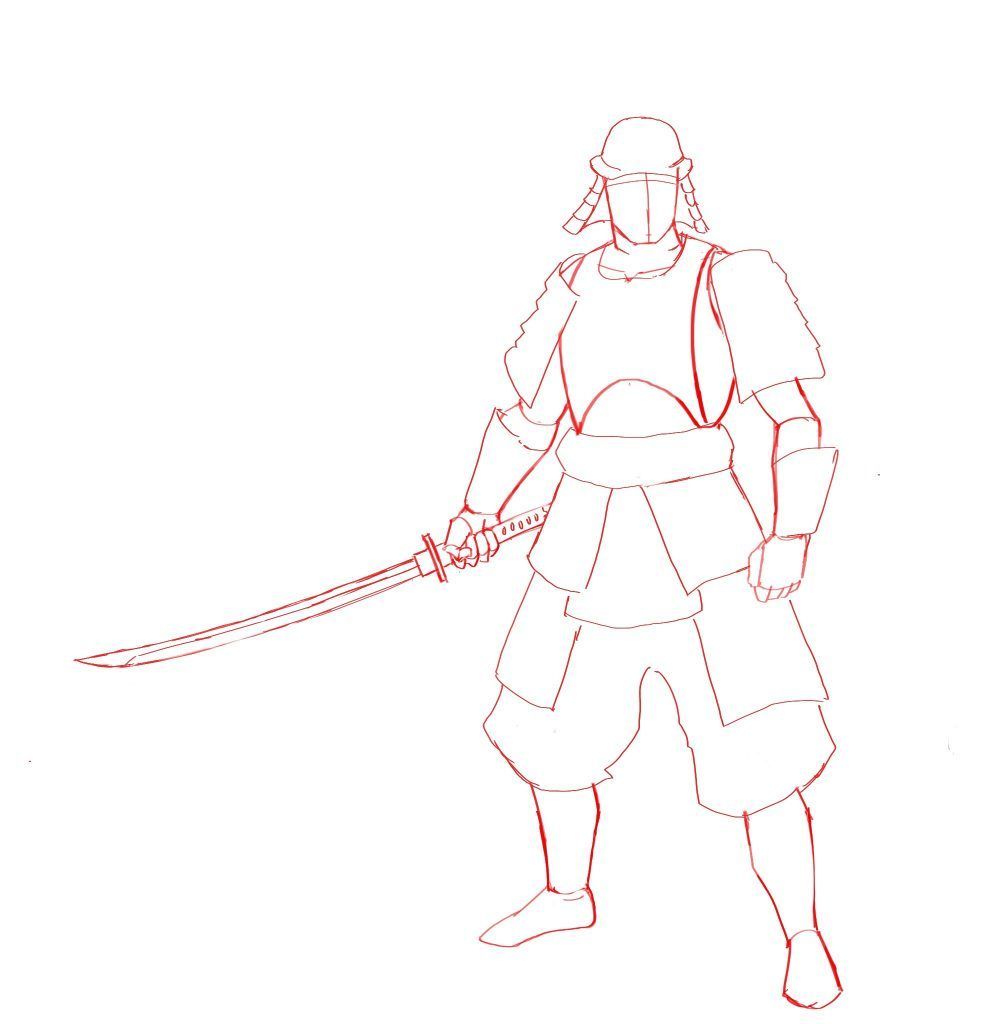 a20a7b5bae6e223d3dd19f43c174b811 Samurai warrior sketch in armor, holding a katana, showcasing traditional Japanese martial arts and historical attire. | Sky Rye Design Samurai warrior sketch in armor, holding a katana, showcasing traditional Japanese martial arts and historical attire.