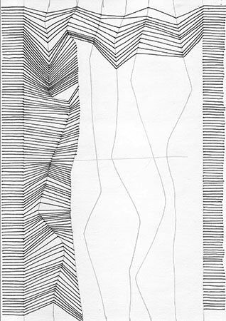 f782ea5cf5219ac71fae218c59ae69d8 Abstract geometric drawing with black lines forming angular patterns on a white background, creating a textured visual effect. | Sky Rye Design Abstract geometric drawing with black lines forming angular patterns on a white background, creating a textured visual effect.