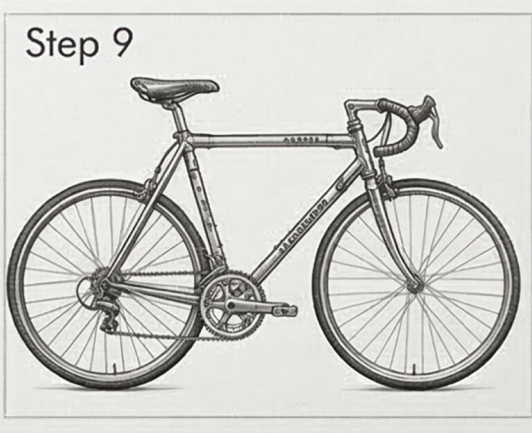How to Draw a Bike Easy: 10-Step Sketch Guide