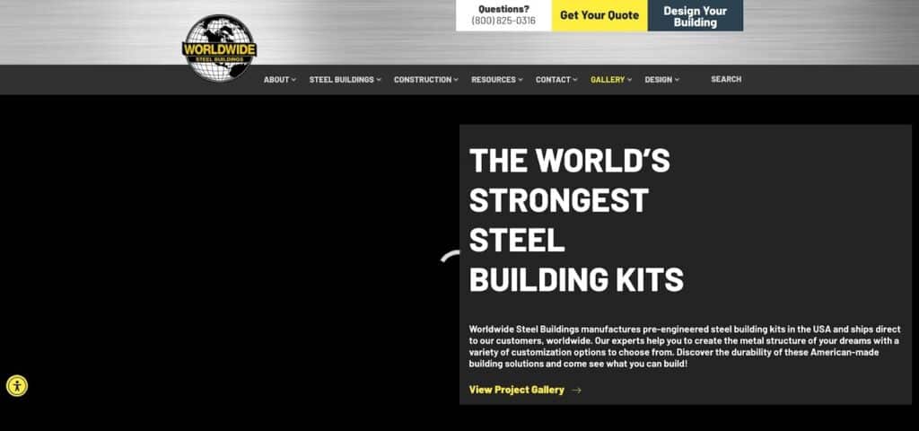 image Explore durable steel building kits by Worldwide Steel Buildings, designed for strength and customization. Discover your perfect metal structure. | Sky Rye Design Explore durable steel building kits by Worldwide Steel Buildings, designed for strength and customization. Discover your perfect metal structure.