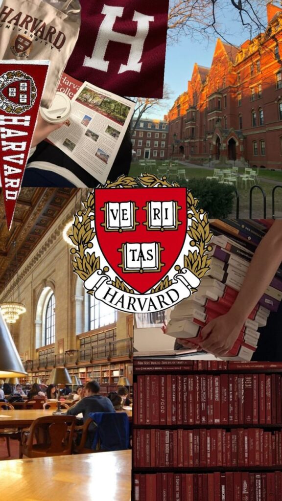 𝐇𝐚𝐫𝐯𝐚𝐫𝐝 𝐔𝐧𝐢𝐯𝐞𝐫𝐬𝐢𝐭𝐲 🖤❤️ Collage of Harvard University elements: crest, campus, library, students, books, and apparel, showcasing academic and campus life. | Sky Rye Design Collage of Harvard University elements: crest, campus, library, students, books, and apparel, showcasing academic and campus life.