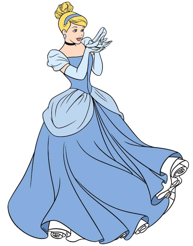 _ 52 Princess in blue gown holding a glass slipper, elegant and poised. Fairy tale character with blonde hair in an updo. | Sky Rye Design Princess in blue gown holding a glass slipper, elegant and poised. Fairy tale character with blonde hair in an updo.