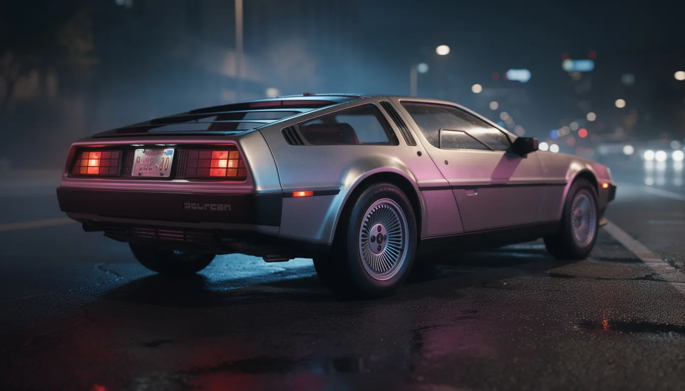 DeLorean DMC 12 rear view