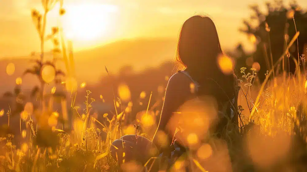 PRO_EDU_Photo_Courses_blog_article_titled_What_Is_the_Gold_698666dd-86f9-4ecf-a2d6-7b78c08f7dafPhotography-Fundamentals-20241456_x_816Photography-Fundamentals-PRO-EDU A serene scene of a woman sitting in a sunny meadow at golden hour, surrounded by wildflowers, gazing at the soft, glowing sunset. | Sky Rye Design A serene scene of a woman sitting in a sunny meadow at golden hour, surrounded by wildflowers, gazing at the soft, glowing sunset.