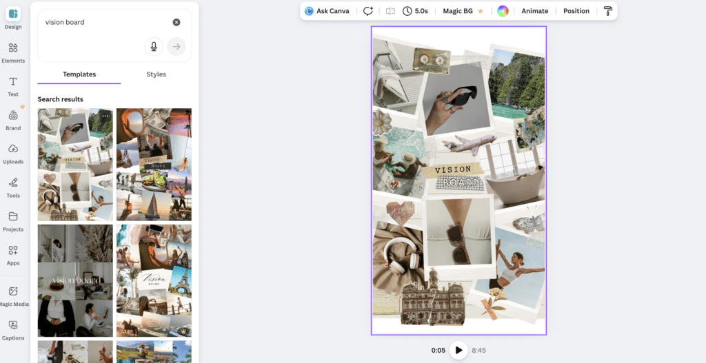 Снимок экрана 2026-01-03 в 192810 Collage vision board with travel, nature, relaxation, self-care, and adventure images. Dreams and goals inspiration. | Sky Rye Design Collage vision board with travel, nature, relaxation, self-care, and adventure images. Dreams and goals inspiration.
