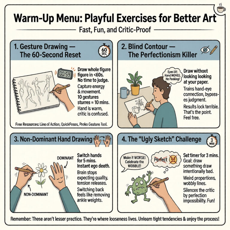 Figure Drawing Practice Without Burnout: A Sane Guide (2026)
