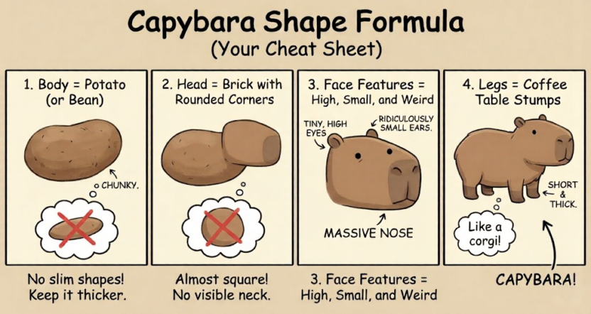 How to Draw a Capybara: Easy Step-by-Step Guide (2026)