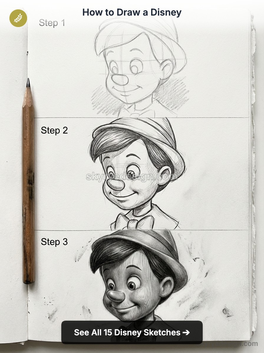 Disney Drawing Style: How to Draw Disney Characters