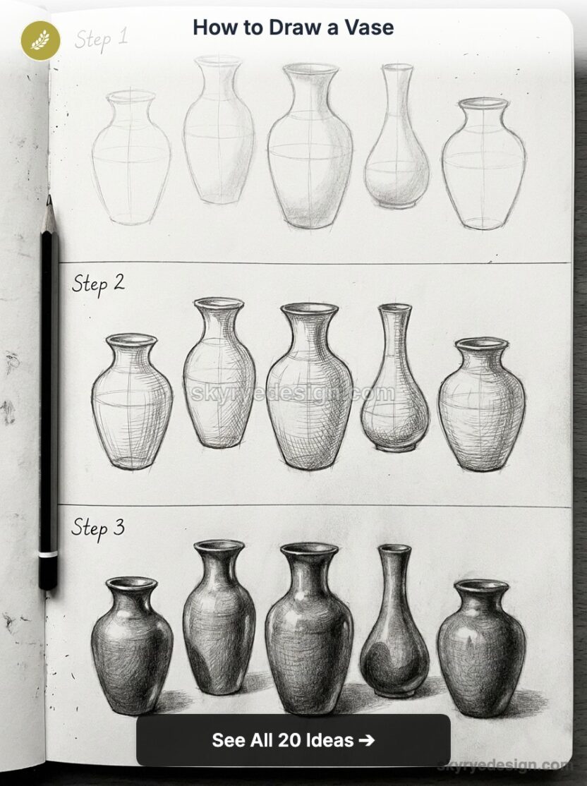 How to Draw a Vase: Step-by-Step 2026 Guide