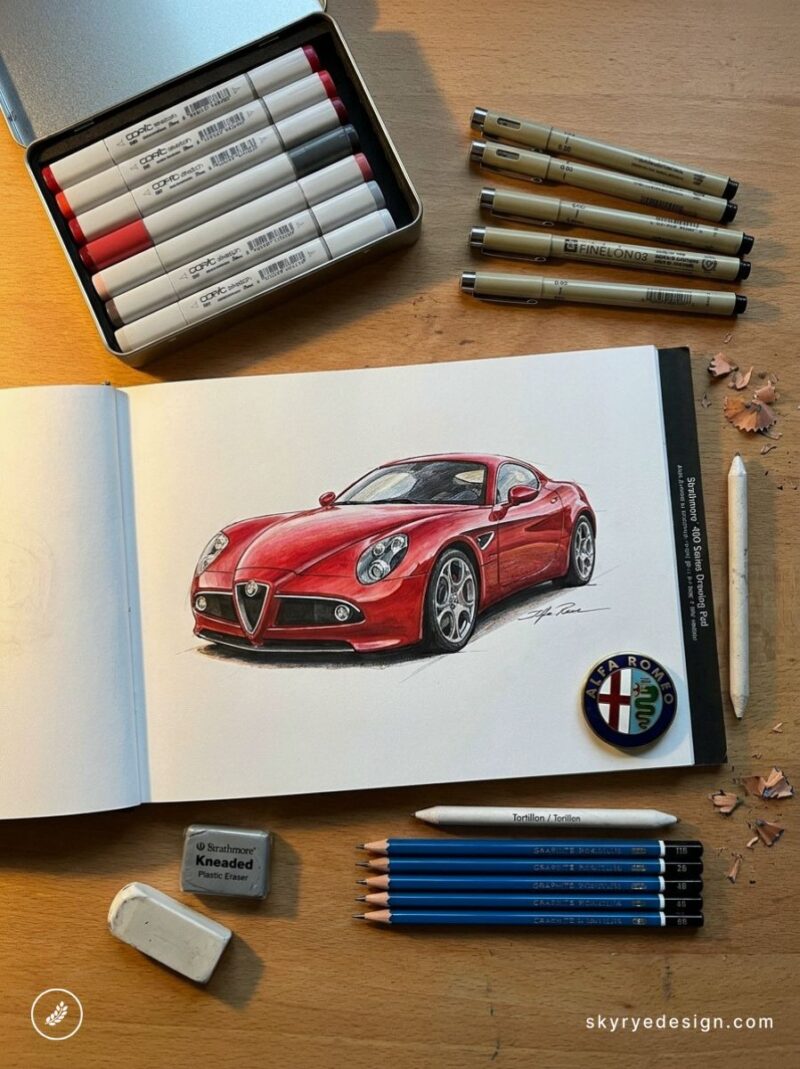 How to Draw Alfa Romeo: 10 Legendary Cars