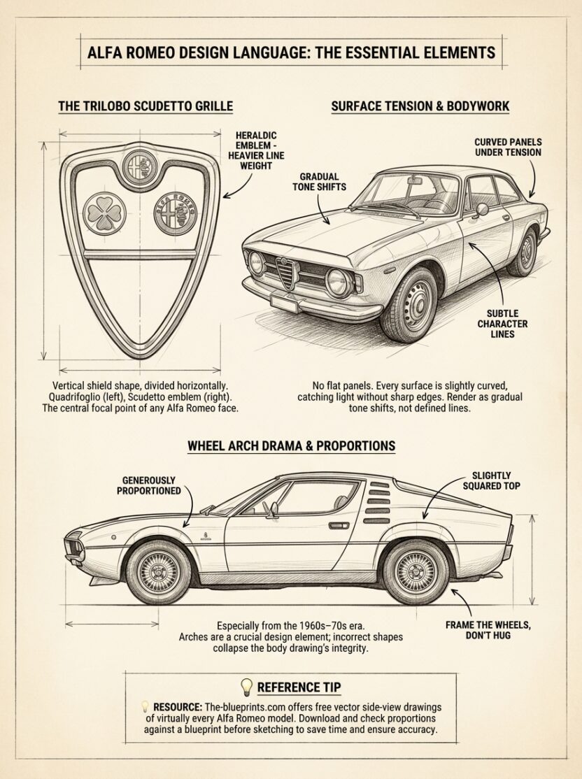How to Draw Alfa Romeo: 10 Legendary Cars