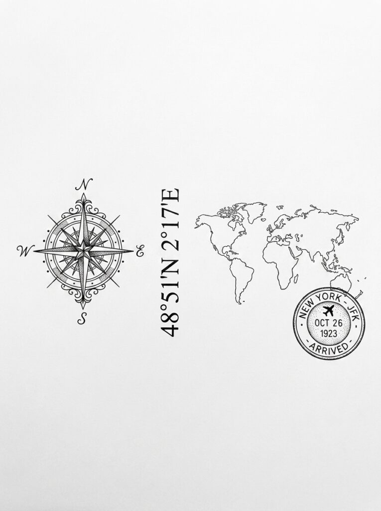 travel tattoo