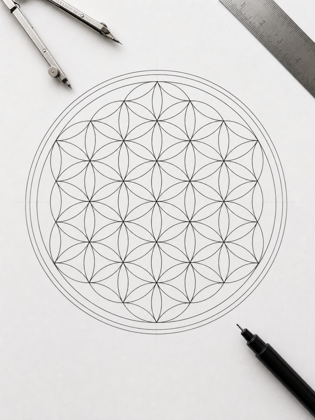 19 Sacred Geometry Mandala 19. Sacred Geometry Mandala mandala design on paper | Sky Rye Design 19. Sacred Geometry Mandala mandala design on paper