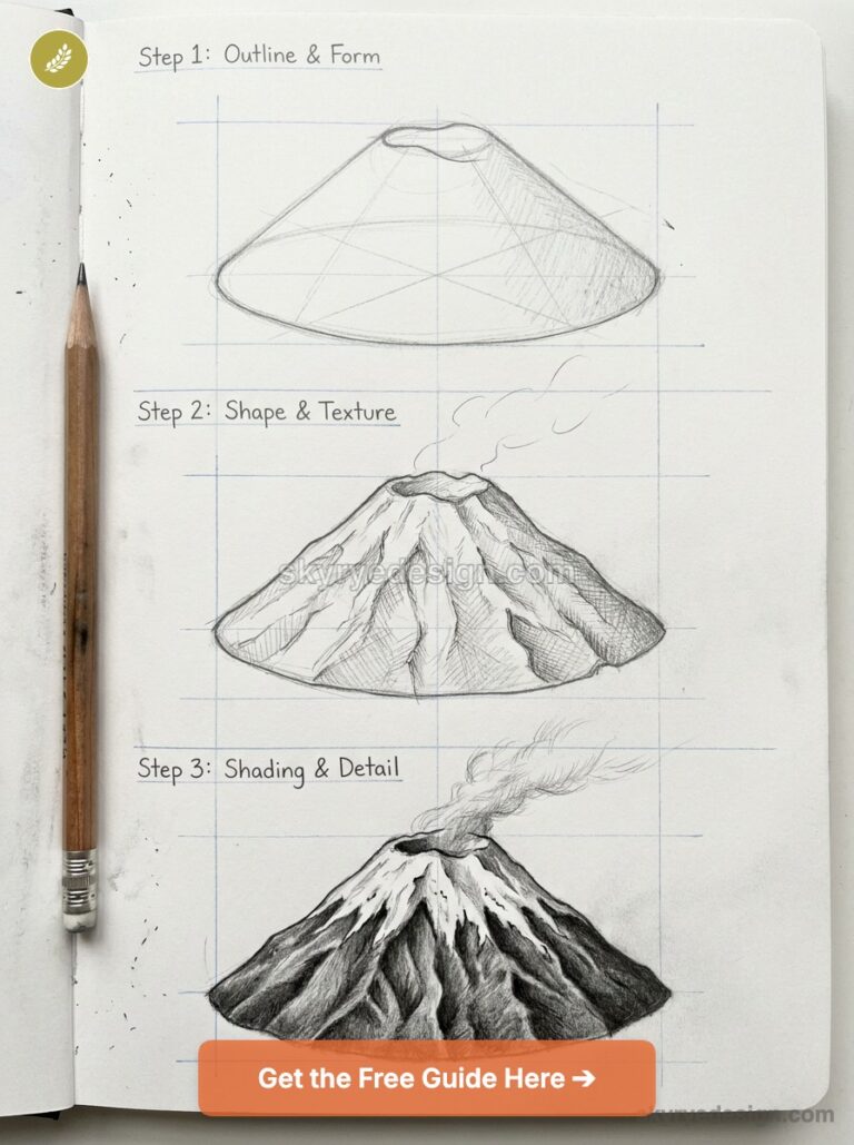 How to Draw a Volcano: Easy Steps + Pro Shading Tips